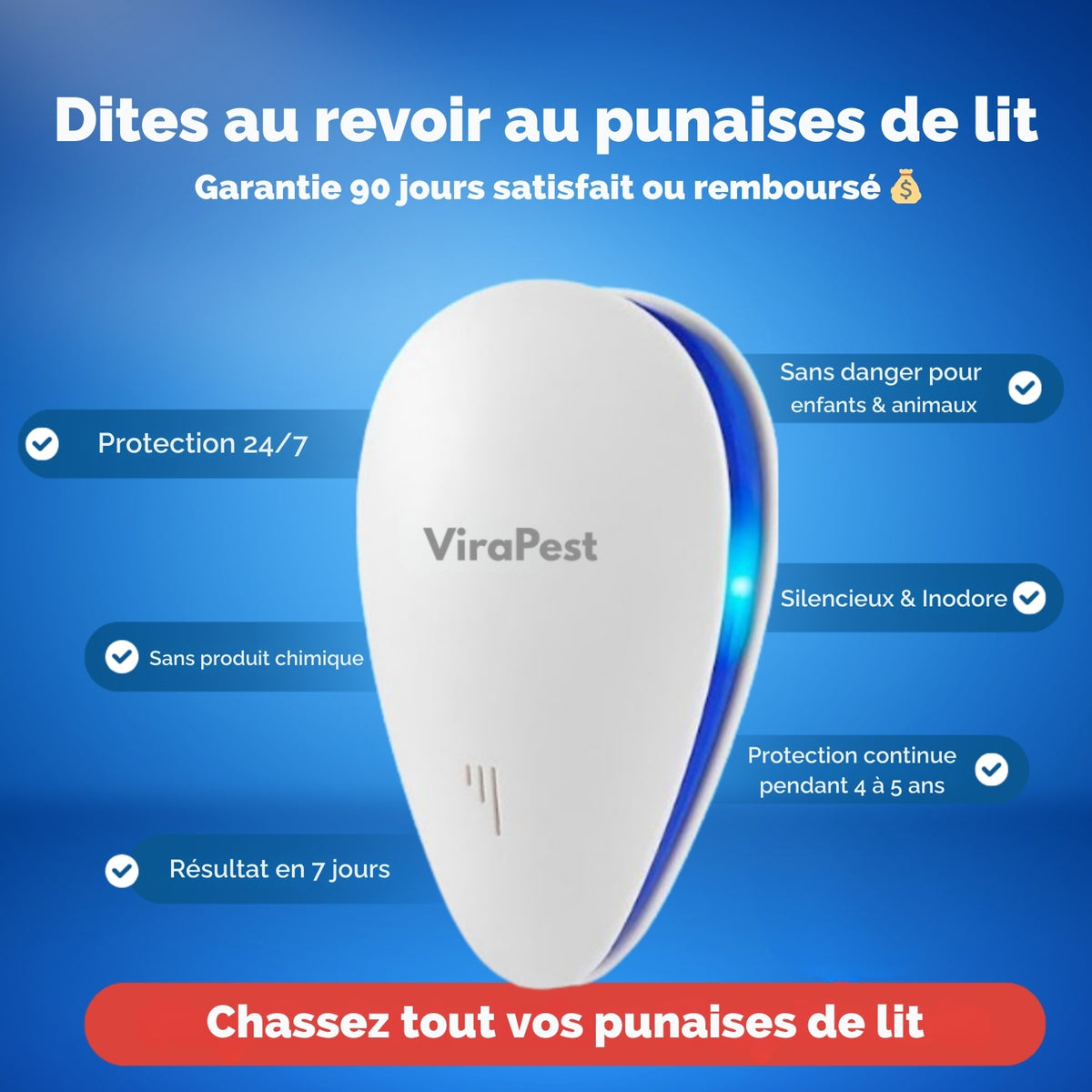 ViraPest Dispositif Anti-Punaises de Lit